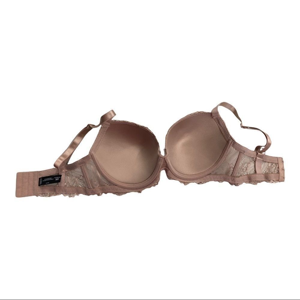 Lacy Tan Bra, Size 36D - Picture 2 of 12